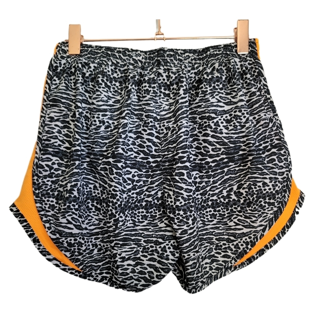 Nike Shorts Womens S Small Dri Fit Black Orange Pull On - Picture 4 of 5